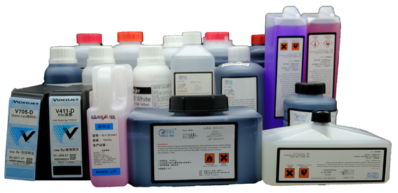 Un buen precio. El chorro de tinta continuo que imprime la tinta consumible y compone en línea